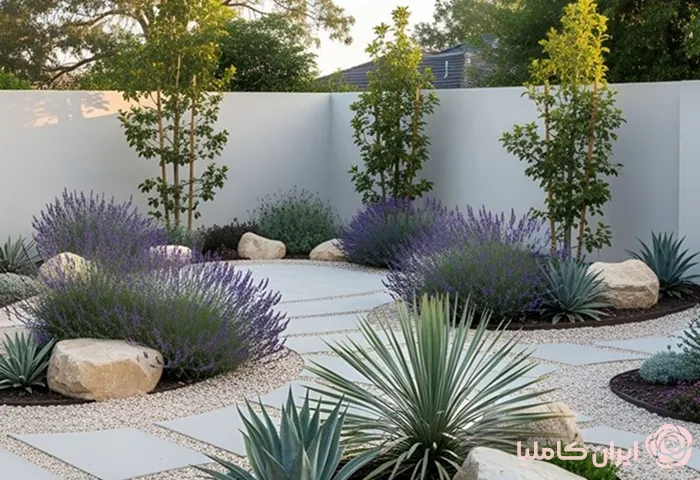 محوطه سازی باغ